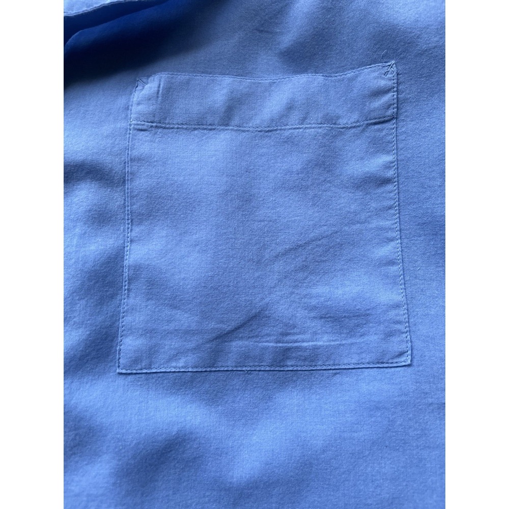 J.Jill Periwinkle Blue Collared Button Down Shirt Soft Minimal Capsule Top - Picture 8 of 11